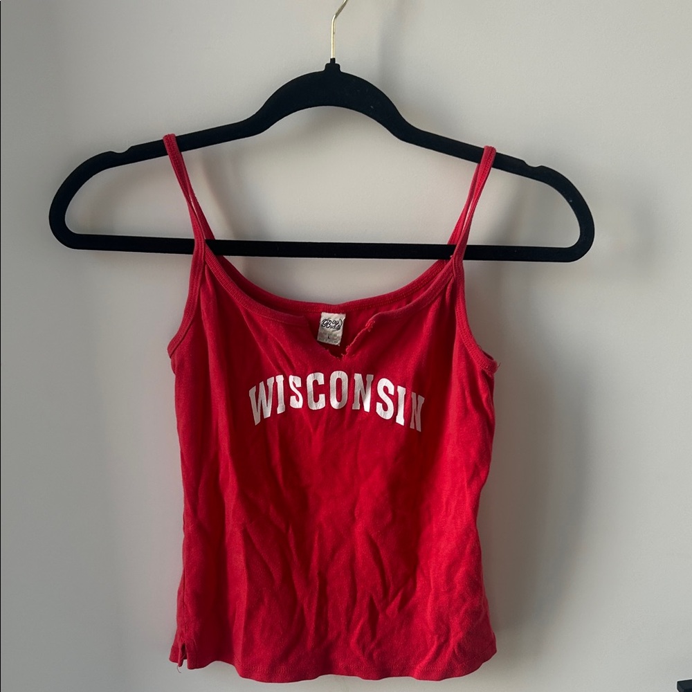 Wisconsin Red Camisole Top